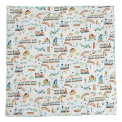 Rożek niemowlęcy becik bawełna + minky 80 cm x 80 cm zapięcia rzep Jackmar