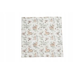 Rożek niemowlęcy becik bawełna + velvet 80 cm x 80 cm zapięcia rzep Jackmar