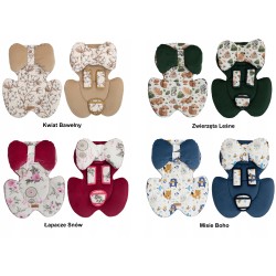 Otulacz kocyk z kapturkiem + wkład do fotelika samochodowego Jackmar