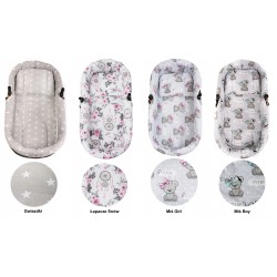 Wkładka do wózka gondoli otulacz wkład + materacyk + poduszka 3w1 Jackmar