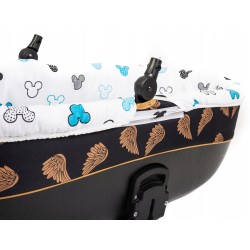 Wkładka do wózka gondoli otulacz wkład + materacyk + poduszka 3w1 Jackmar