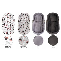 Wkładka do wózka gondoli otulacz wkład + materacyk + poduszka 3w1 Jackmar