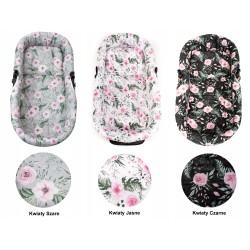 Wkładka do wózka gondoli otulacz wkład + materacyk + poduszka 3w1 Jackmar