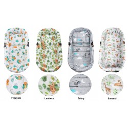 WKŁADKA MATERACYK PODUSZKA DO GONDOLI ZESTAW 3W1 JACKMAR