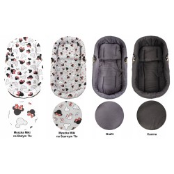 WKŁADKA MATERACYK PODUSZKA DO GONDOLI ZESTAW 3W1 JACKMAR