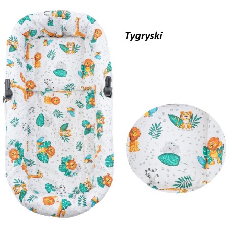 Wkładka wkład otulacz do wózka gondoli + materacyk + poduszka 3w1 Jackmar