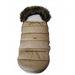 Śpiworek do wózka gondoli sanek dziecięcy regulowany z futerkiem Jackmar