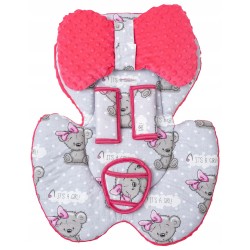 Wkładka do fotelika redukcyjna 0-13kg dla noworodka zestaw 3w1 Jackmar