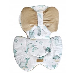 Wkładka do fotelika redukcyjna 0-13kg dla noworodka zestaw 3w1 Jackmar