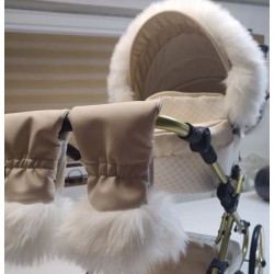 FUTERKO NA BUDKĘ DO WÓZKA DLA LALEK + RĘKAWICZKI JACKMAR