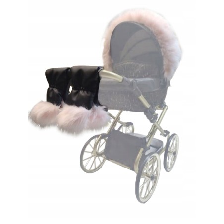 FUTERKO NA BUDKĘ DO WÓZKA DLA LALEK + RĘKAWICZKI JACKMAR