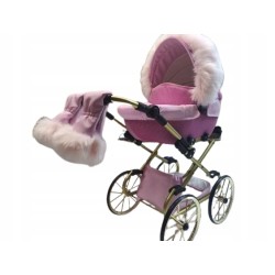 FUTERKO NA BUDKĘ DO WÓZKA DLA LALEK + RĘKAWICZKI JACKMAR