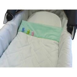 Kocyk Kołderka Mikrofibra+Minki do Wózka Fotelika