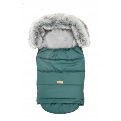 Śpiworek do wózka gondoli sanek dziecięcy regulowany z futerkiem Jackmar