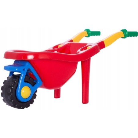 Duża taczka dla dzieci 74 cm plażowa do ogrodu do piaskownicy Hemar