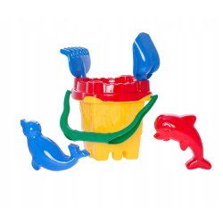 KOMPLET DO PIASKU ZAMEK 6 ELEMENTÓW HEMAR