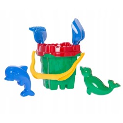 KOMPLET DO PIASKU ZAMEK 6 ELEMENTÓW HEMAR