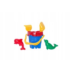 KOMPLET DO PIASKU "KWIATEK" - 6 ELEMENTÓW HEMAR