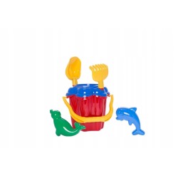 KOMPLET DO PIASKU "KWIATEK" - 6 ELEMENTÓW HEMAR