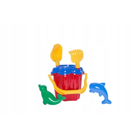 KOMPLET DO PIASKU "KWIATEK" - 6 ELEMENTÓW HEMAR