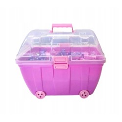 Klocki konstrukcyjne K1 600 el. + kuferek produkt polski Hemar