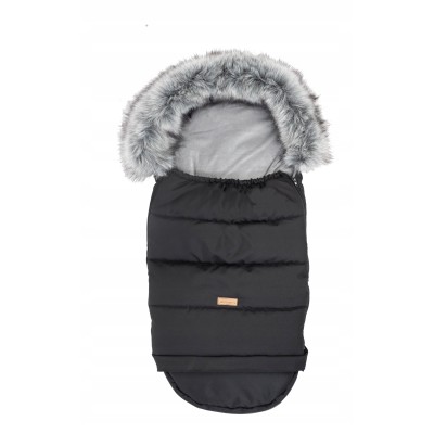 Śpiworek do wózka gondoli sanek dziecięcy regulowany z futerkiem Jackmar