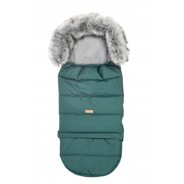 Śpiworek do wózka gondoli sanek dziecięcy regulowany z futerkiem Jackmar