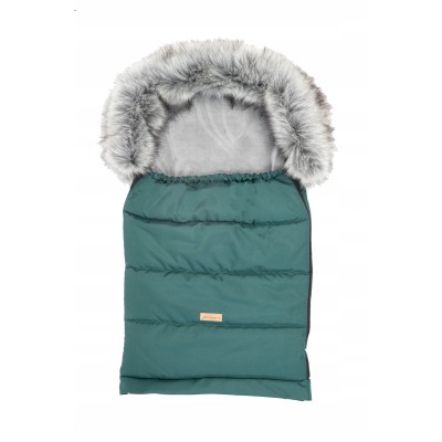 Śpiworek do wózka gondoli sanek dziecięcy regulowany z futerkiem Jackmar