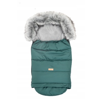 Śpiworek do wózka gondoli sanek dziecięcy regulowany z futerkiem Jackmar