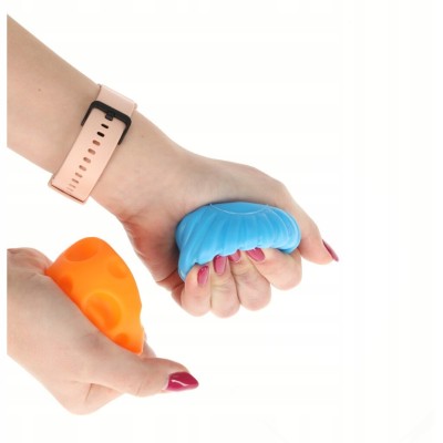 Piłki zabawki sensoryczne korekcyjne zestaw w siatce dla dzieci