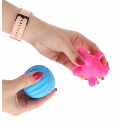 Piłki zabawki sensoryczne korekcyjne zestaw w siatce dla dzieci