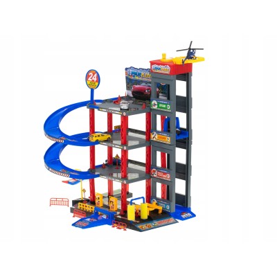 Parking samochodowy garaż wielopoziomowy piętrowy stacja benzynowa myjnia