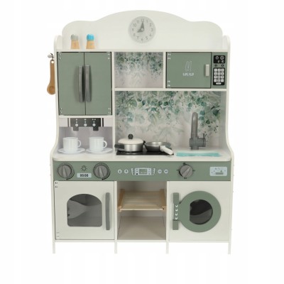 Kuchnia dla dzieci drewniana MDF LULILO SALIKO z ekspresem 85cm zabawka