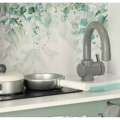 Kuchnia dla dzieci drewniana MDF LULILO SALIKO z ekspresem 85cm zabawka