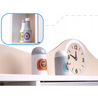 Kuchnia dla dzieci drewniana MDF LULILO KUKETO akcesoria 85cm