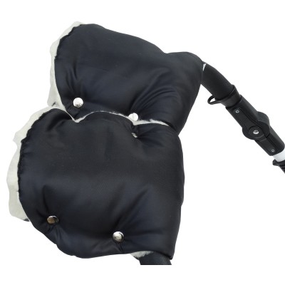 Mufki Rękawiczki Owcza Wełna Do Wózka Sanek dla mamy i taty Jackmar