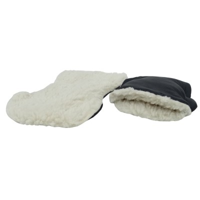 Mufki Rękawiczki Owcza Wełna Do Wózka Sanek dla mamy i taty Jackmar