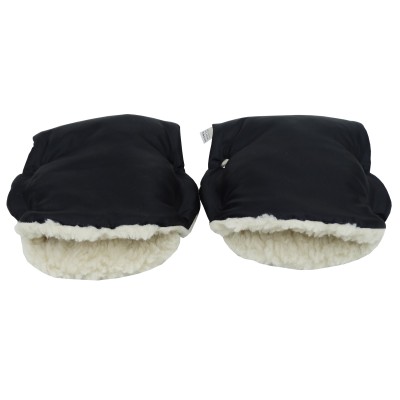 Mufki Rękawiczki Owcza Wełna Do Wózka Sanek dla mamy i taty Jackmar