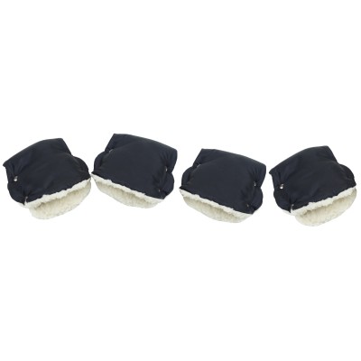 Mufki Rękawiczki Owcza Wełna Do Wózka Sanek dla mamy i taty Jackmar