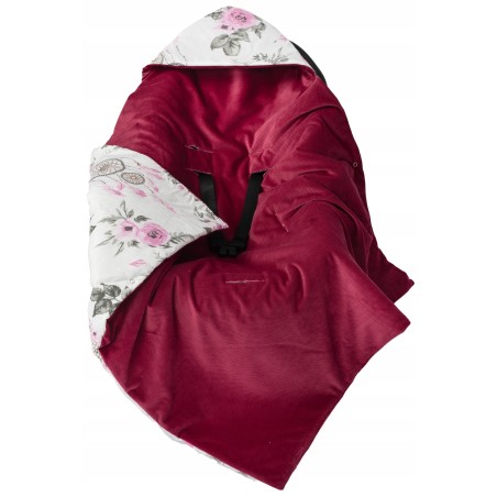 Otulacz do fotelika samochodowego wózka nosidełka kocyk bawełna Jackmar