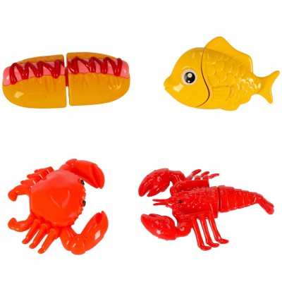 Warzywa owoce jedzenie do nauki krojenia pizza hamburger na rzep rzepy 36el