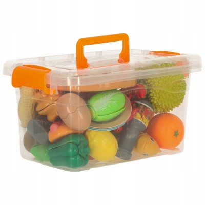 Warzywa owoce jedzenie do nauki krojenia pizza hamburger na rzep rzepy 36el