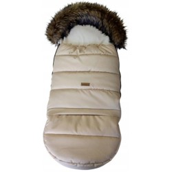 Śpiworek do wózka gondoli sanek dziecięcy regulowany z futerkiem Jackmar