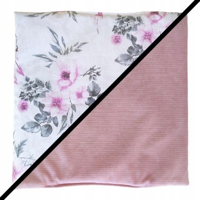 Kocyk dwustronny niemowlęcy bawełna velvet do wózka gondoli kołyski Jackmar