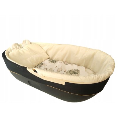 Wkładka do gondoli wózka z budka na zamek + materacyk usztywniana Jackmar