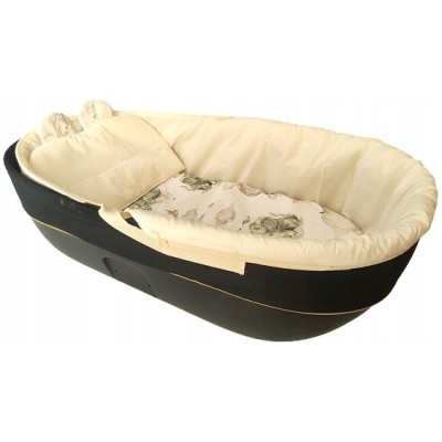 Wkładka do gondoli wózka z budka na zamek + materacyk usztywniana Jackmar