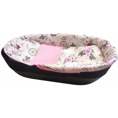 Wkładka do gondoli wózka z budka na zamek + materacyk usztywniana Jackmar