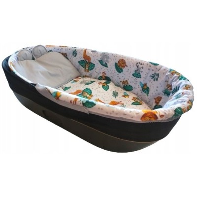 Wkładka do gondoli wózka z budka na zamek + materacyk usztywniana Jackmar