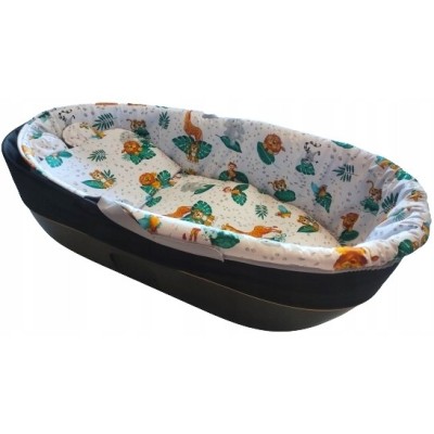 Wkładka do gondoli wózka z budka na zamek + materacyk usztywniana Jackmar