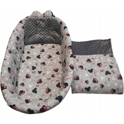 Wkładka do gondoli wózka z budka na zamek + materacyk usztywniana Jackmar